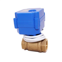 1" Electric ball valve, DC 12V Motorized valve (CR 04), DN25 Electric valve with solenoid valve function