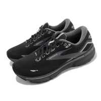 【BROOKS】慢跑鞋 Ghost 15 GTX 女鞋 黑 灰 防水 魔鬼系列 15代 避震 運動鞋 路跑(1203821B022)
