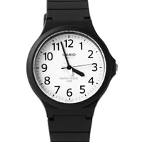 CASIO卡西歐經典黑白手錶 大錶框清晰數字面板設計 防水50米【NE1887】原廠公司貨