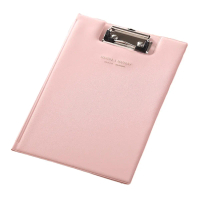 【Wystal】 Folder fail kulit PU ringkas, saiz A4/A5, clipboard lipat, folder kontrak untuk pelajar