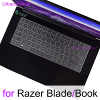 Keyboard Cover for Razer Blade 15 17 Pro 14 Stealth Book 13 2021 2020 2019 2018 Silicone Protector Skin Case Accessories TPU