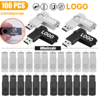 100PCS/wholesale USB Flash Drive 1GB 2GB 4GB 8GB 16GB 32G 64GB 128GB Pen Drive To Usb Memory Flash Disk Free Engrave Logo