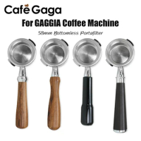 58MM Coffee Bottomless Portafilter for GAGGIA Classic Pro Naked Filter Basket Barista Accessories Espresso Machine Tools Goods