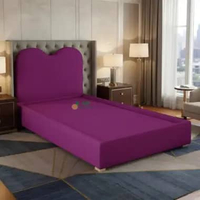 Divan Avella Aesthetic Sandaran Kasur Springbed Modern Rangka Sandaran Kasur Minimalis Bludru 160cm