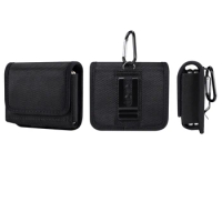 Oxford Cloth Folding Phone Bag Pouch For Samsung Galaxy Z Flip 4 3 2 5G SM F7070/F7110 Motorola Razr 5G Case Belt Clip Waist Bag