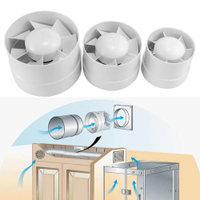 Inline Fan Bathroom Extractor Fan 4 "5" 6 "Quiet Duct Fan Inline Extractor Waterproof High Wind Volume For Kitchen