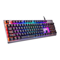 【Thermaltake 曜越】海王星 RGB 機械電競鍵盤【青軸】