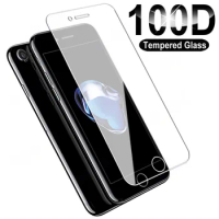 100D Safety Protective Glass For Apple iPhone 7 8 6 6S Plus Tempered Screen Protector iPhone 5 5S SE 2020 2022 SE2 SE3 Glas Film