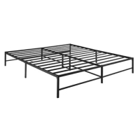 King Size Bed Frame 14 Inch Platform Bed/Mattress Foundation/No Box Spring Needed/Steel Slat Support Living Room Furniture