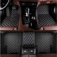 Custom 3D Car Floor Mats for Nissan Sunny 2011-2020 NV200 NAVARA Terra 2018-2022 Interior Accessories Artificial Leather