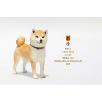 Mr.Z模擬動物模型 Mr.Z 日本柴犬 雙頭雕 頭可替換 柴犬 赤柴
