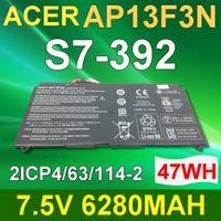 ACER 4芯 AP13F3N 日系電芯 電池 S7-392 S7-392-54208G S7-392-411 S7-392-9460 S7-392-9439 21CP/63/1142 2ICP4/63/114-2 ASPIRE S7-392