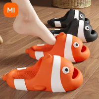 Xiaomi Youpin Man Women Funny Slippers Cartoon Clownfish Summer Home Anti-Skid Eva Couple Kids Outdoor Beach Funny Shoes 2023