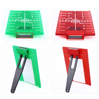 Plastic Lase Target Card Plate For Green Red Lase Level For Line Lasers Reflective Magnetic Plate Laser Target