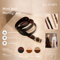 Klamby - Monogram Mini Belt