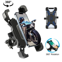 360 Degrees Rotatable Electric Bicycle Phone Holder for iPhone Riding MTB Bike Moto Motorcycle Stand Bracket Non-slip Cycling