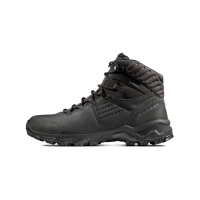 【Mammut 長毛象官方直營】Mercury IV Mid GTX Men 中筒皮革登山鞋 男款 黑色 #3030-04710