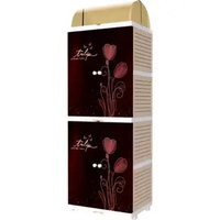 Rak Piring Lemari Plastik Naiba 4 Susun Floral 4002 New FFT TULIP