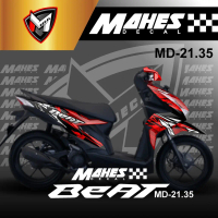 Decal Sticker Variasi Fullbody All New Beat 2020 Deluxe - Dekal Stiker Beat 2020 GRUNGE MD21.35