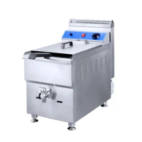 18L Gas Fryer Professional OEM/ODM Commercial Deep Fryer Machine Stainless Steel Gas Deep Chips Chicken Frying