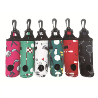 1pc Portable kecil Golf Ball Bag Mini Pack Bag 3 Ball + 3 Tee Golf Ball Pouch dengan klip Belt Swive
