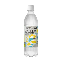 【金車/伯朗】CrystalValley礦沛氣泡水-檸檬風味585mlx24入/箱