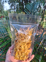 250 Gram | KERIPIK SINGKONG BREKELE Pedas Asin Daun Jeruk