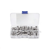 Set 80 keping insert pembaikan benang dawai M8×1.25 untuk pemulihan bush berulir
