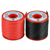 BNTECHGO 12 Gauge Silicone Wire Spool red and Black Each 25ft Flexible 12 AWG Stranded Tinned Copper