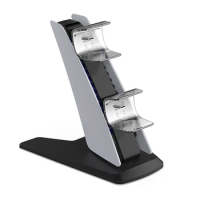 Dual Fast Controller Charger Type-C Dual Controller Charging Stand Controller Charging Docking Station for Playstation5