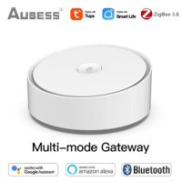 Tuya ZigBee 3.0 Multi-mode Gateway Hub Smart WiFi Bluetooth Mesh Hub Work with Smart Life App Voice Control Alexa Google Home