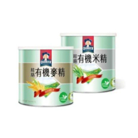 【QUAKER 桂格】有機米麥精系列300gx3罐(有機米精/有機麥精)