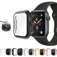 360 Protection Slim Watch Cover Full case for Apple Watch 5 Screen Protector Shell for iWatch Series 4/5 44MM 40MM