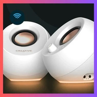 Creative Pebble Pro RGB Bluetooth 5.3 Speaker 2.0 USB C PC Laptop Hitam/Black