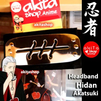 Headband Ikat Kepala Naruto PAIN AKATSUKI Pelapisan Logam Baru - Silver Metalik - Hadiah