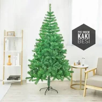 [180cm] Pohon Natal Christmas Tree Besar Pohon Cemara PVC Tinggi180cm
