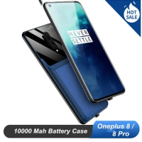 Expower 10000Mah for Oneplus 8 Battery Case Fast Smart Charger Case Power Bank for Oneplus 7T Shockproof Battery Case