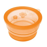 矽膠食物保鮮盒高透可摺疊食品分裝盒戶外保鮮盒微波爐矽膠收納盒