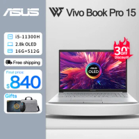 ASUS VivoBook Pro 15 Slim Laptop 11th Intel Core i5 11300H 16G RAM 512G SSD OLED Screen 15Inch Business Notebook