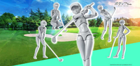 【誥誥玩具箱】現貨 代理版 S.H.F 素體醬 女素體 運動篇 DX SET 小鳥之翼ver. 灰色