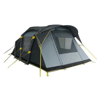 Automatic double layer camp travel tent 4-6 person outdoor aie tent