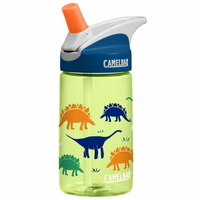 《台南悠活運動家》CamelBak 400ml 兒童吸管運動水瓶 恐龍草原