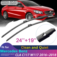 Car Wiper Blades for Mercedes Benz CLA C117 W117 2016~2018 2017 AMG Windscreen CLA180 CLA200 CLA220 CLA250 CLA45 Car Accessories