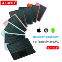 Touchpad Keyboard for iPad 10.2 Backlit Bluetooth Keyboard 9th 8th 7th 10th Gen for iPad Air 2 3 4 5 10.9" Pro 9.7 10.5 11 12.9