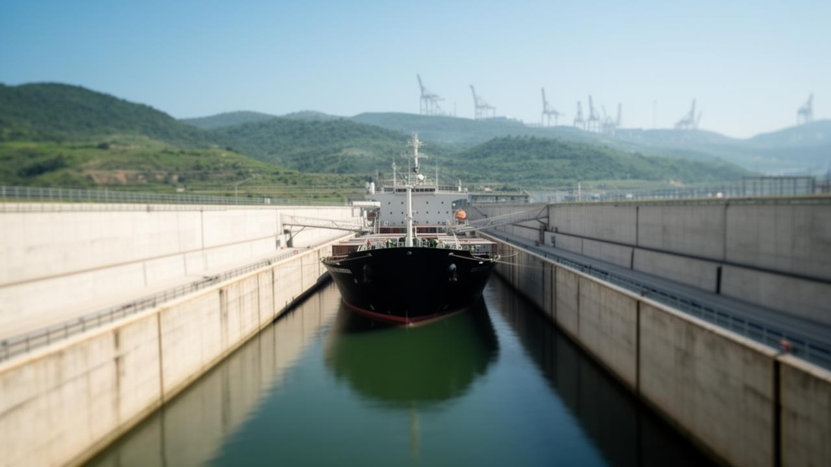Photo: finance.biggo.com China's Pinglu Canal Opens, Cutting Southwest Cargo Shipping Distance by 560 km