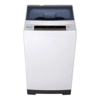 1.7 Cu.ft. Portable Top Load Washer, Electronic Controls with LED Display, Stainless Steel Inner Tube, Detergent Dispenser,White