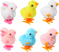 Jumping Bunny and Jumping Chick Wind Up Toys Novelty Chicken Rabbit Hopping Windup Toy for Kids Todd