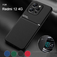 For Xiaomi Redmi 12 4G Phone Case Ultra-thin Magnetic Texture Leather Case Redmi 12C Phone Coque Redmi 9 9C 9A/Redmi 10 10A 10C