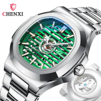 CHENXI Men Wristwatch Automatic Mechanical Military Sport Waterproof Male Clock Top Brand Luxury Skeleton Hollow Watch Gift 8822