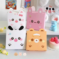 COD - MRC Goodie Box Hampers Gift Cute Animal Series Paper Box Ultah Kids Dus hadiah Snack Permen Ku